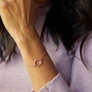 Dainty Rose Gold & Swarovski Crystal Bracelet